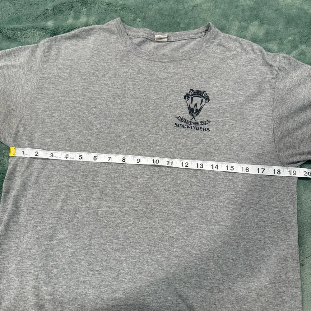 US Navy VFA-86 Sidewinders T-Shirt Gray Mens M Graphic Tee